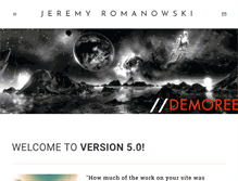 Tablet Screenshot of jeremyromanowski.com